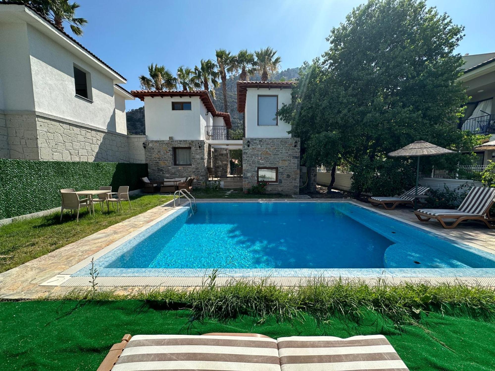 Villa Merry - Dalyan Stonehouse With Palmtrees, 50M To River Ortaca  Exterior photo